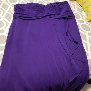 Strapless Chiffon Dress